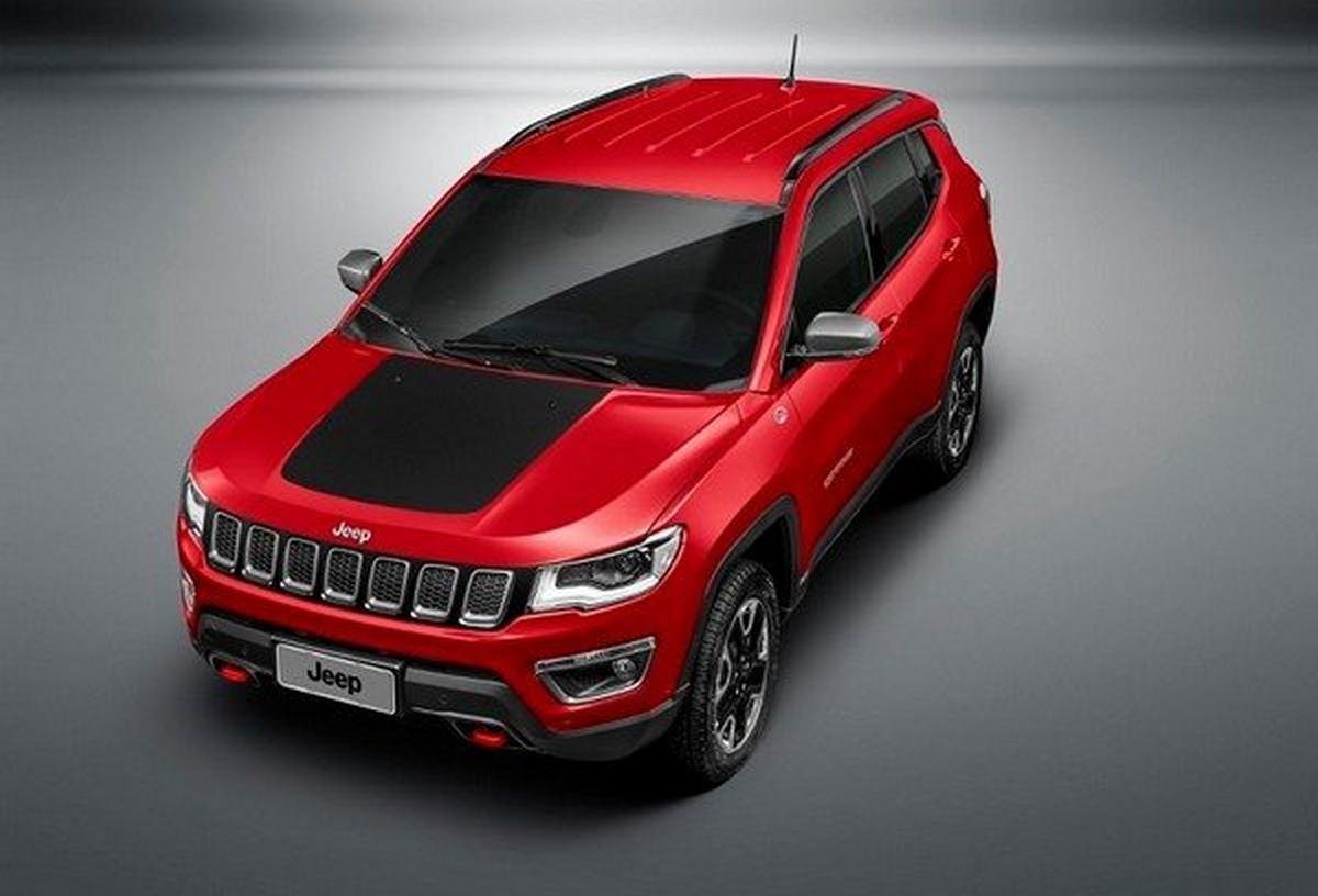 2019 Jeep Compass Trailhawk, Red Colour