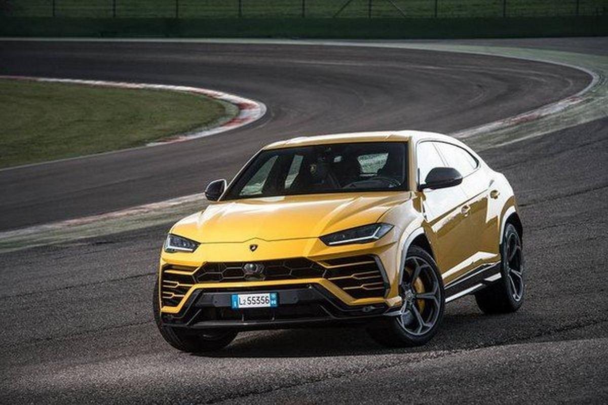 Lamborghini Urus, Yellow, front look