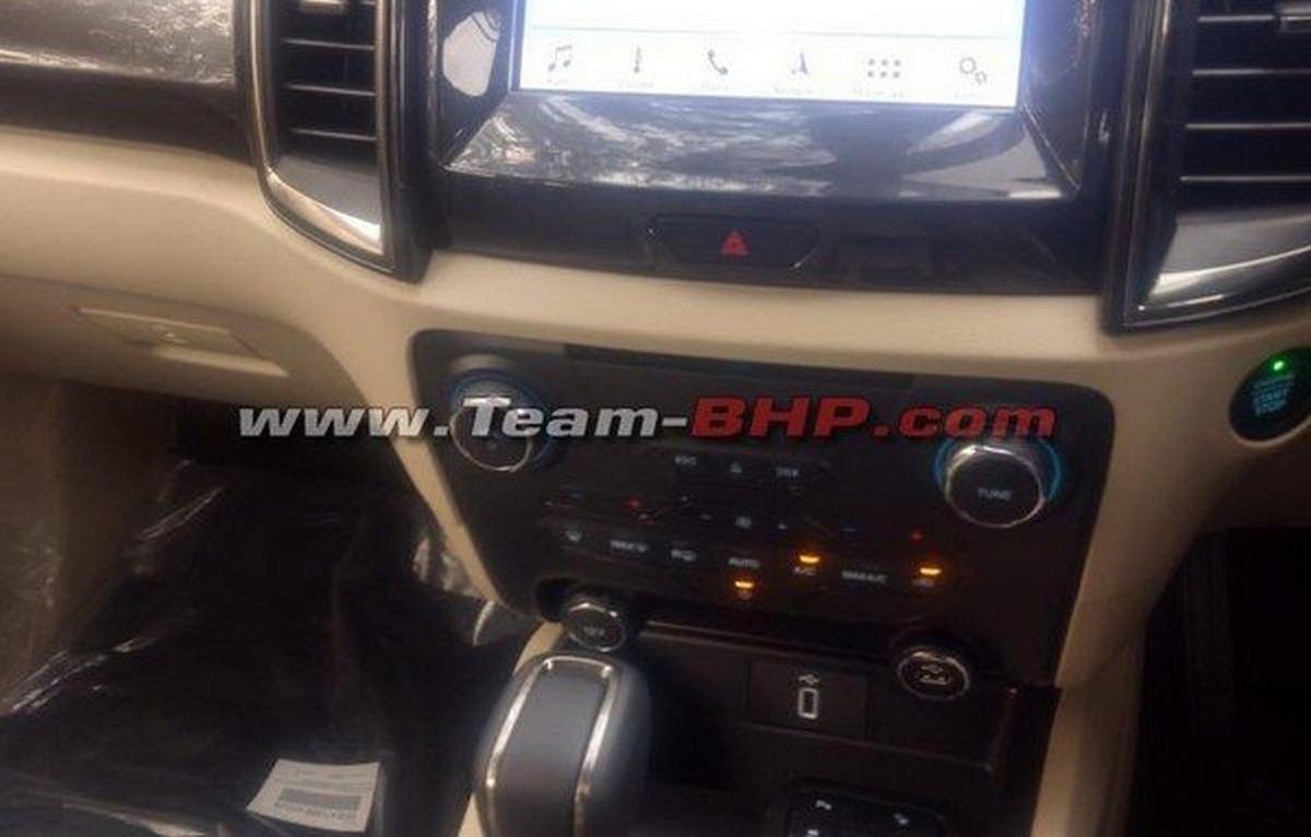 all-new Ford Endeavour, Centre console