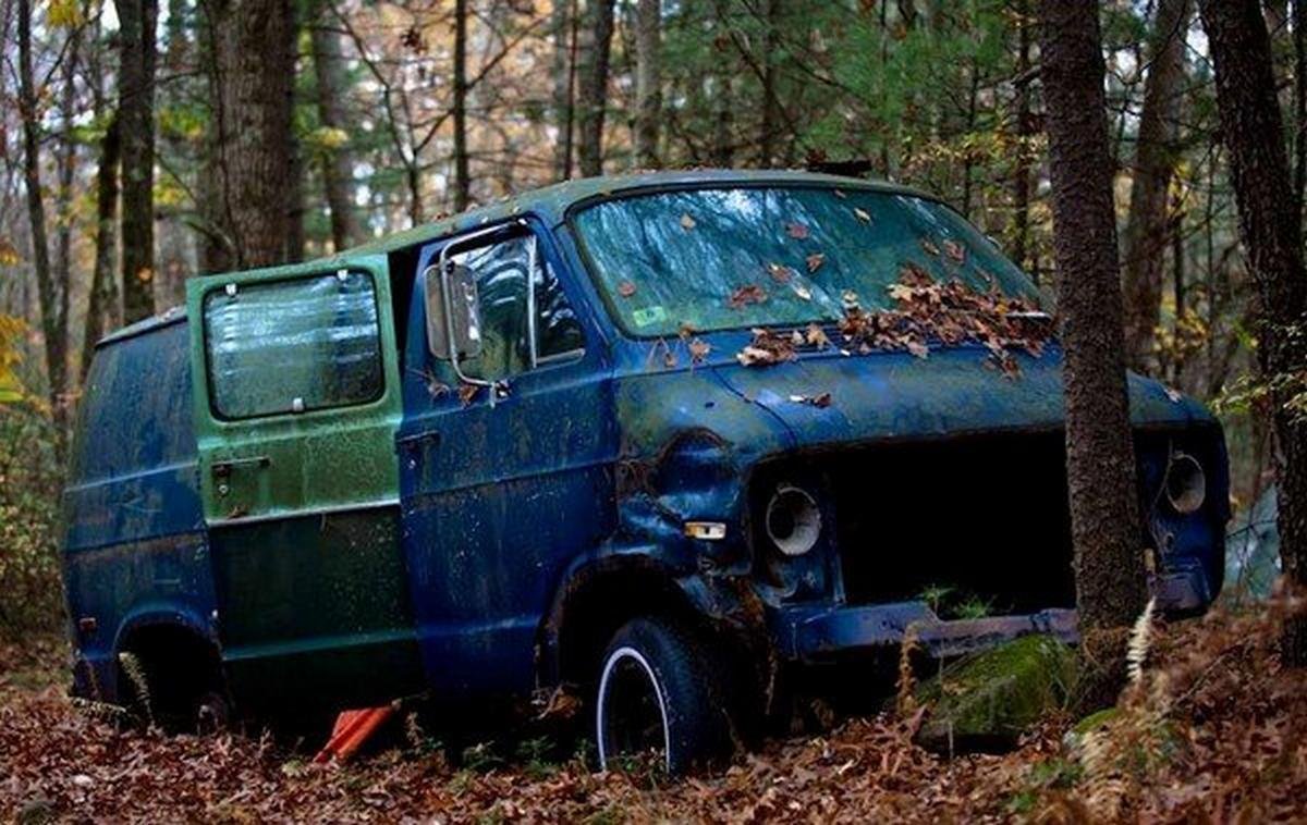 abandoned van  