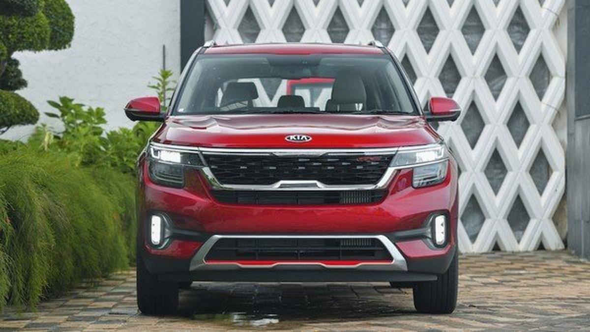 kia seltos front view image