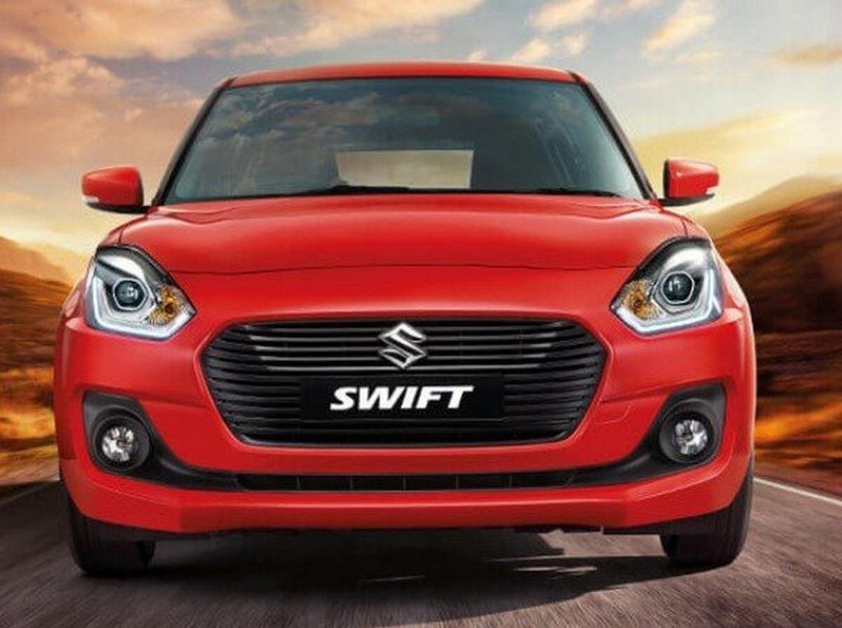 maruti suzuki swift red front grille