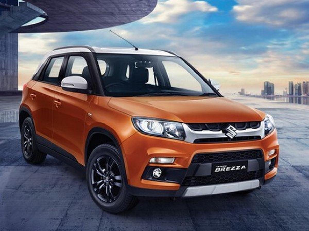 maruti vitara brezza front angle