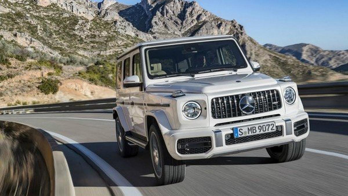 Mercedes-AMG G63 2018, White Colour, Front Angular Look