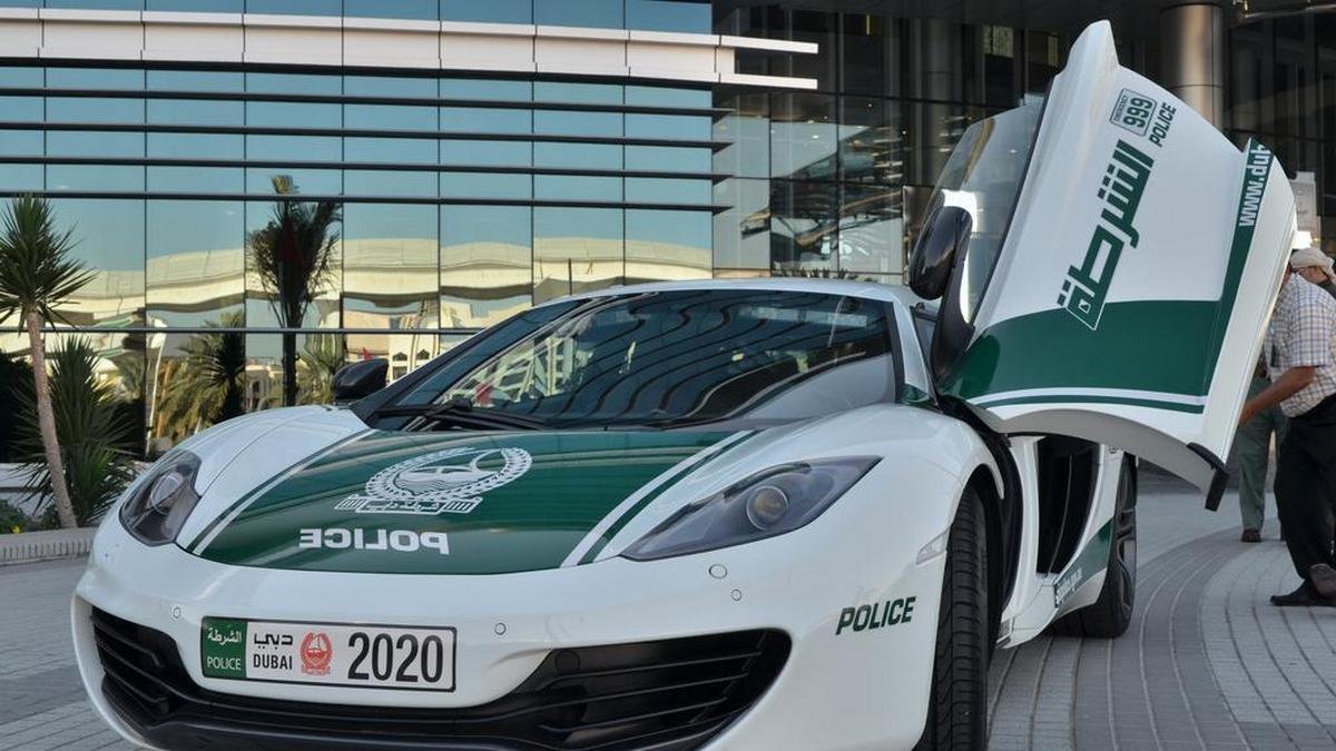 McLaren MP4-12C police car