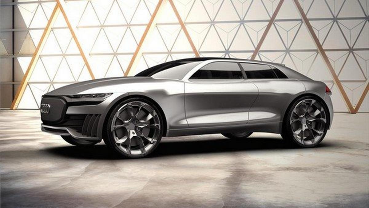 Audi Q4 e-tron concept angular right