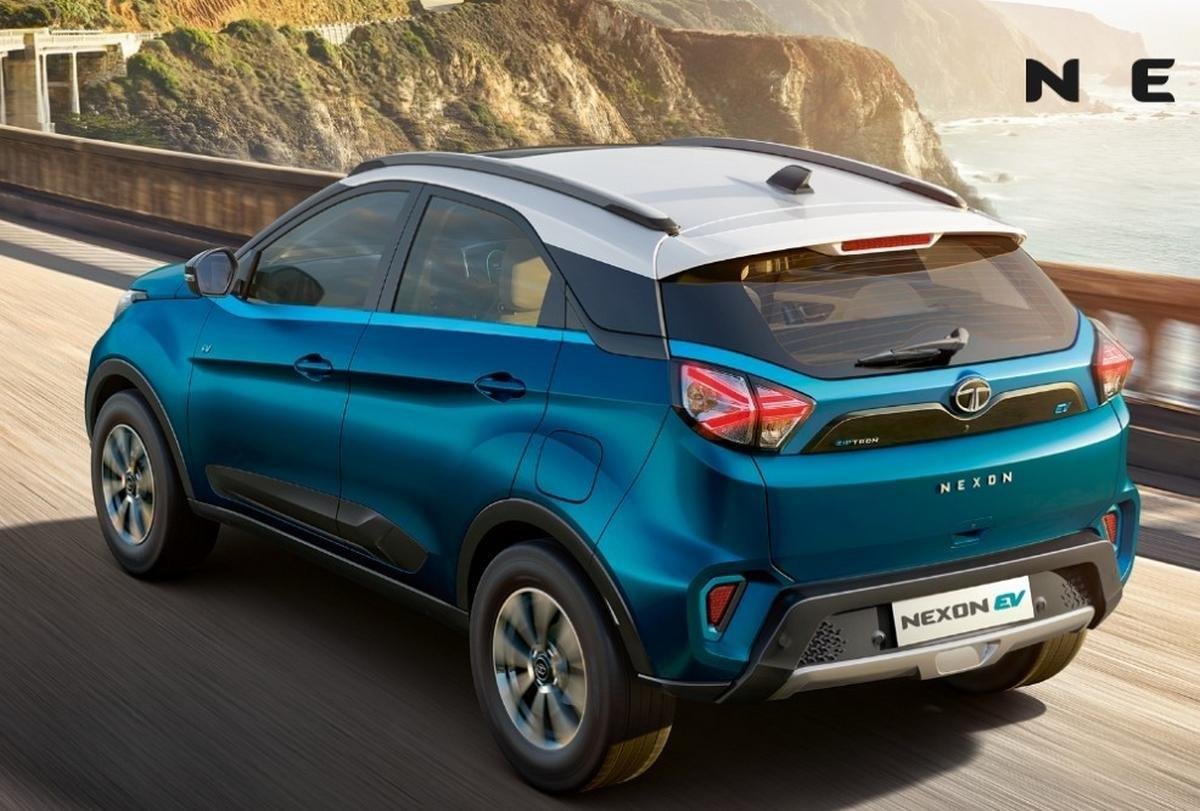 2021 Tata Nexon EV rear angle