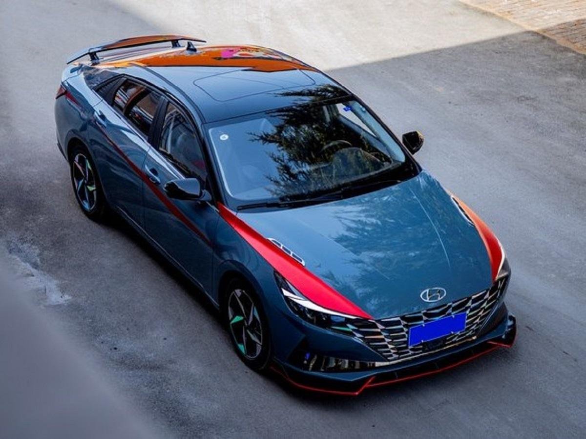 This First-ever Modified Example of 2021 Hyundai Elantra from Japan Looks Sick