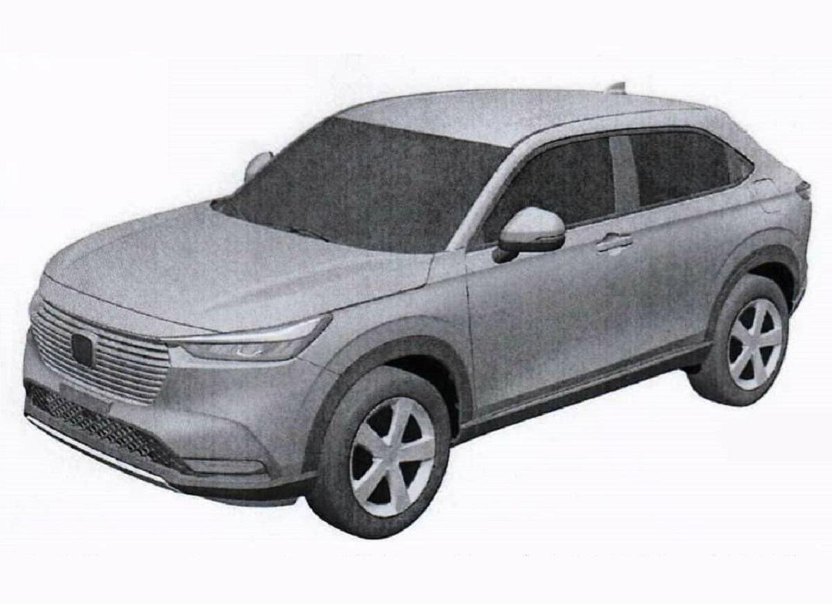 2021 Honda HR-V Leaks in New Patent Images Ahead of Unveil on 18 Feb