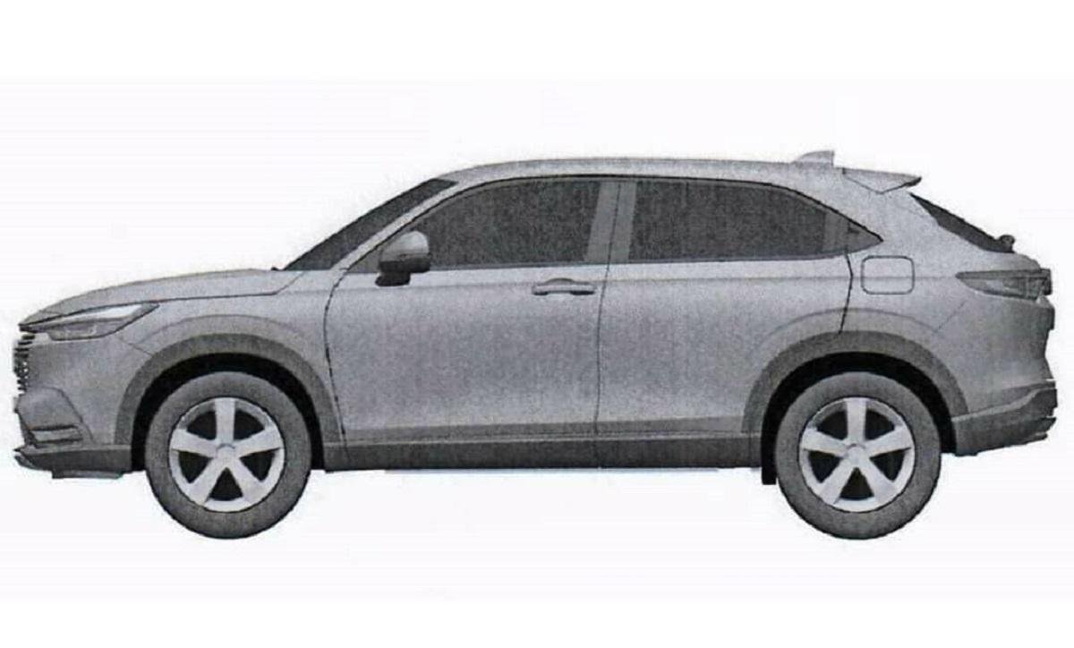 2021 Honda HR-V Leaks in New Patent Images Ahead of Unveil on 18 Feb