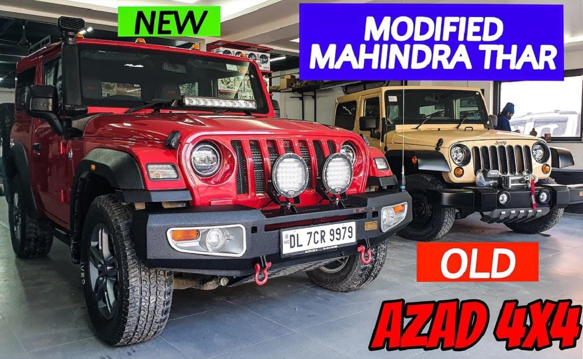Modified Mahindra Thar from Azad 4x4 Gets Practical Mods, Prices Inside