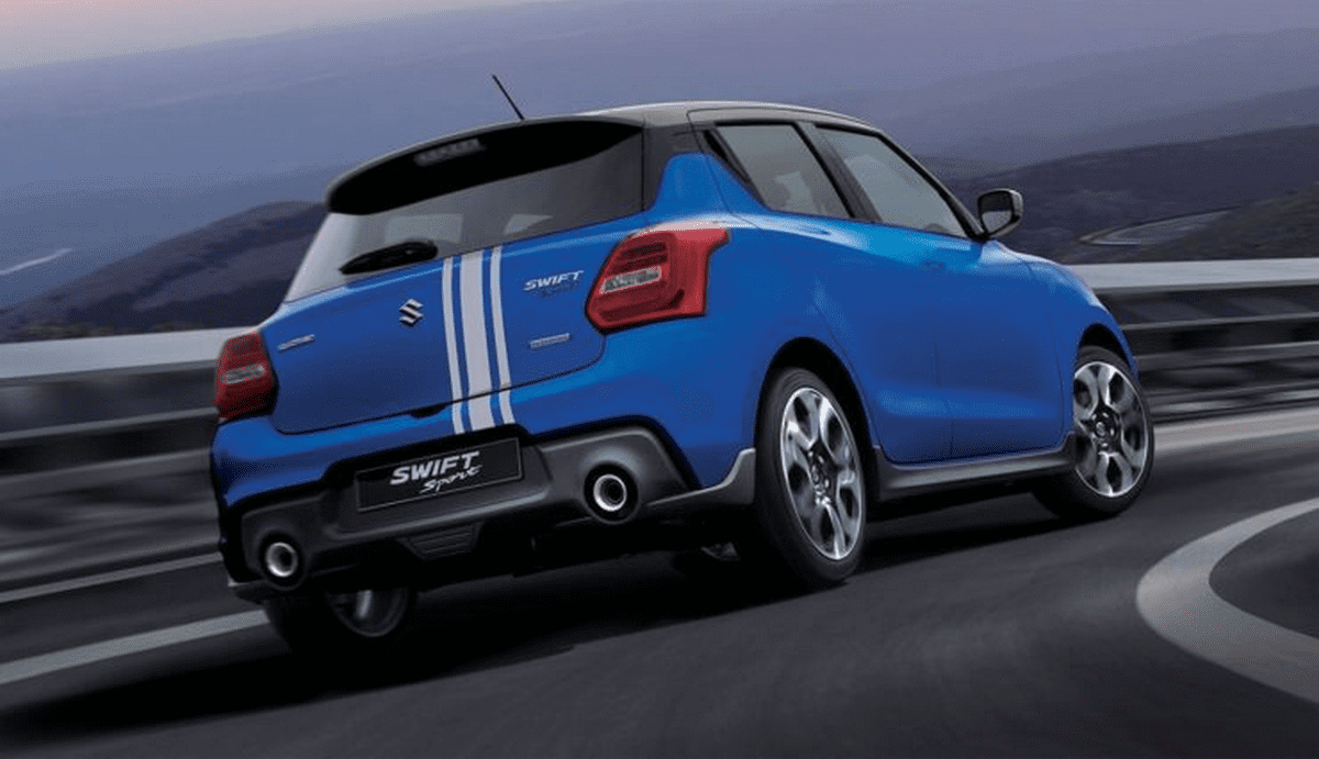 Rear-view-of-Suzuki-Swift-Sport-Limited-Edition