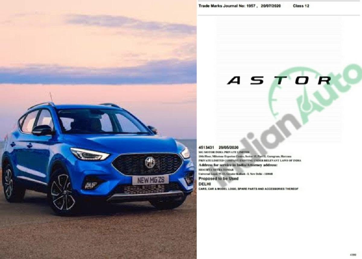 MG ZS Petrol (Hyundai Creta Rival) Might Go on Sale as MG Astor in India