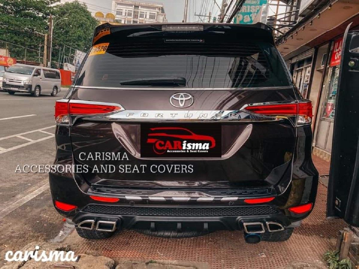 Modified Toyota Fortuner Rear View