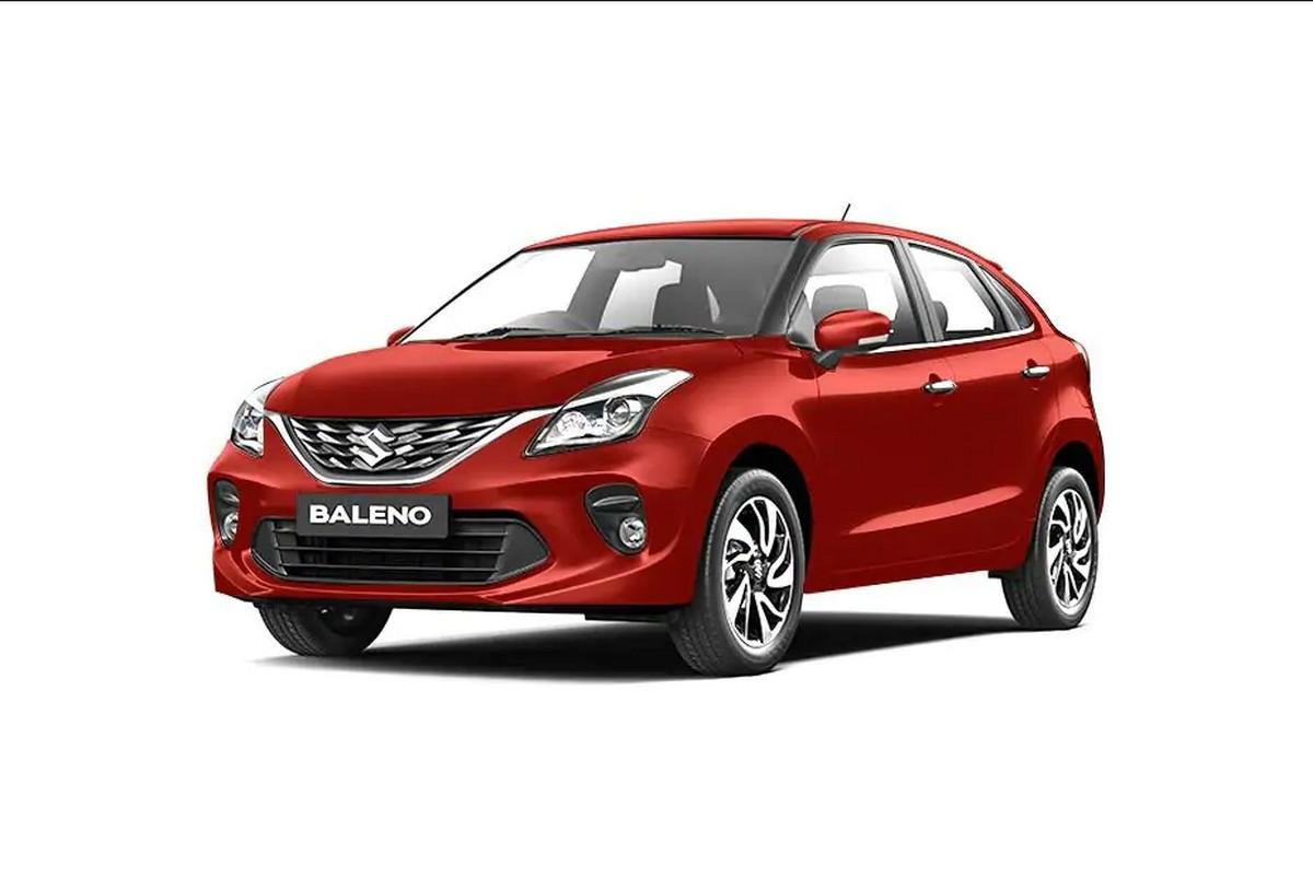 2021 maruti baleno colour pearl phoenix red