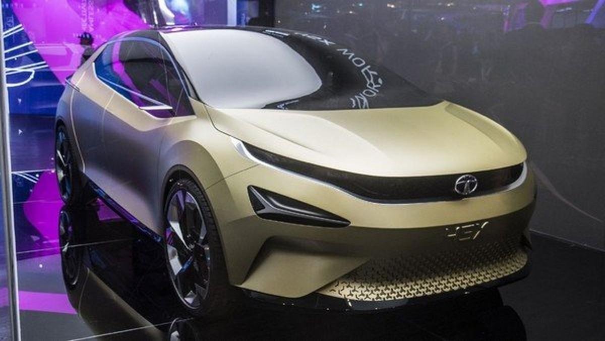 Tata 45X Concept car front look at Auto Expo 2018