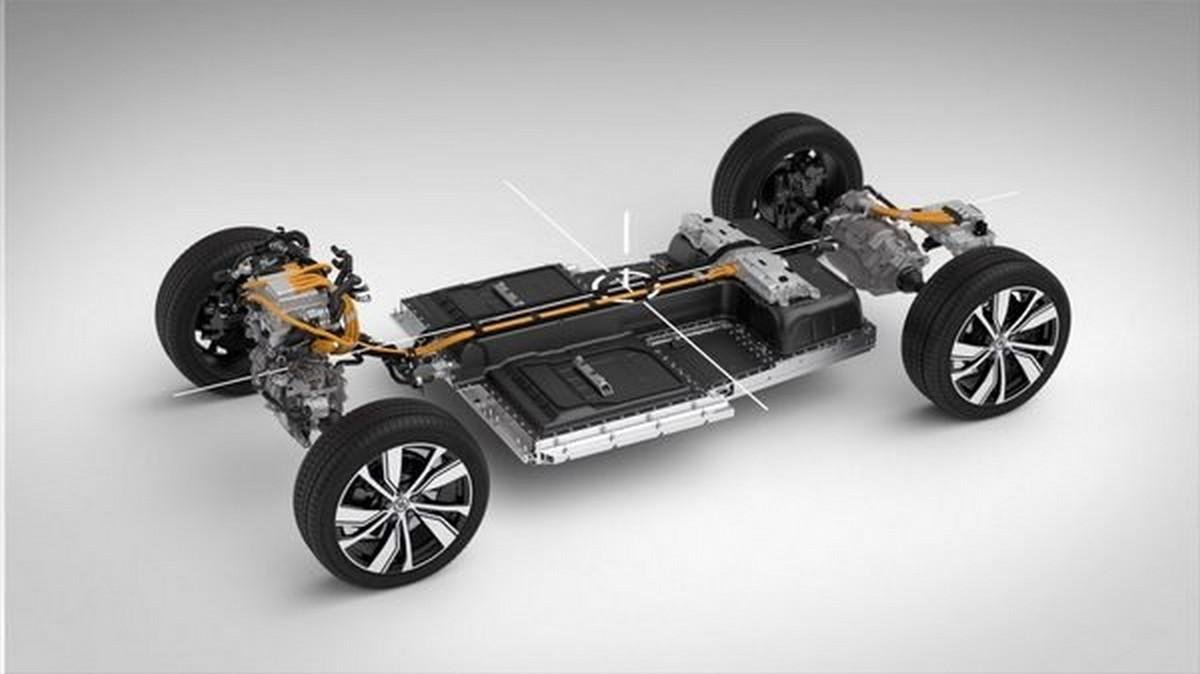 Chassis side of the Volvo XC40