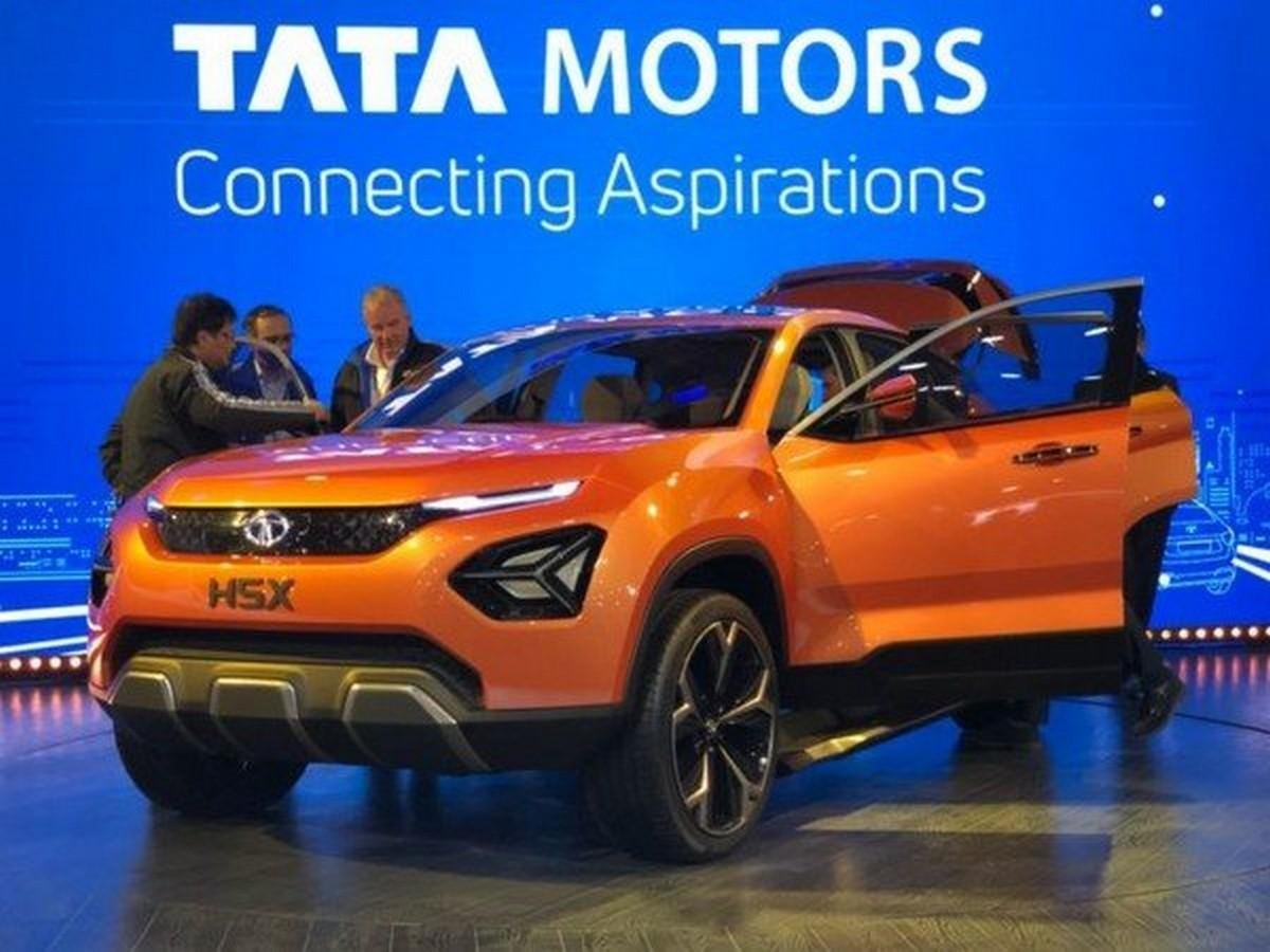  Tata  H5X front look at autoshow