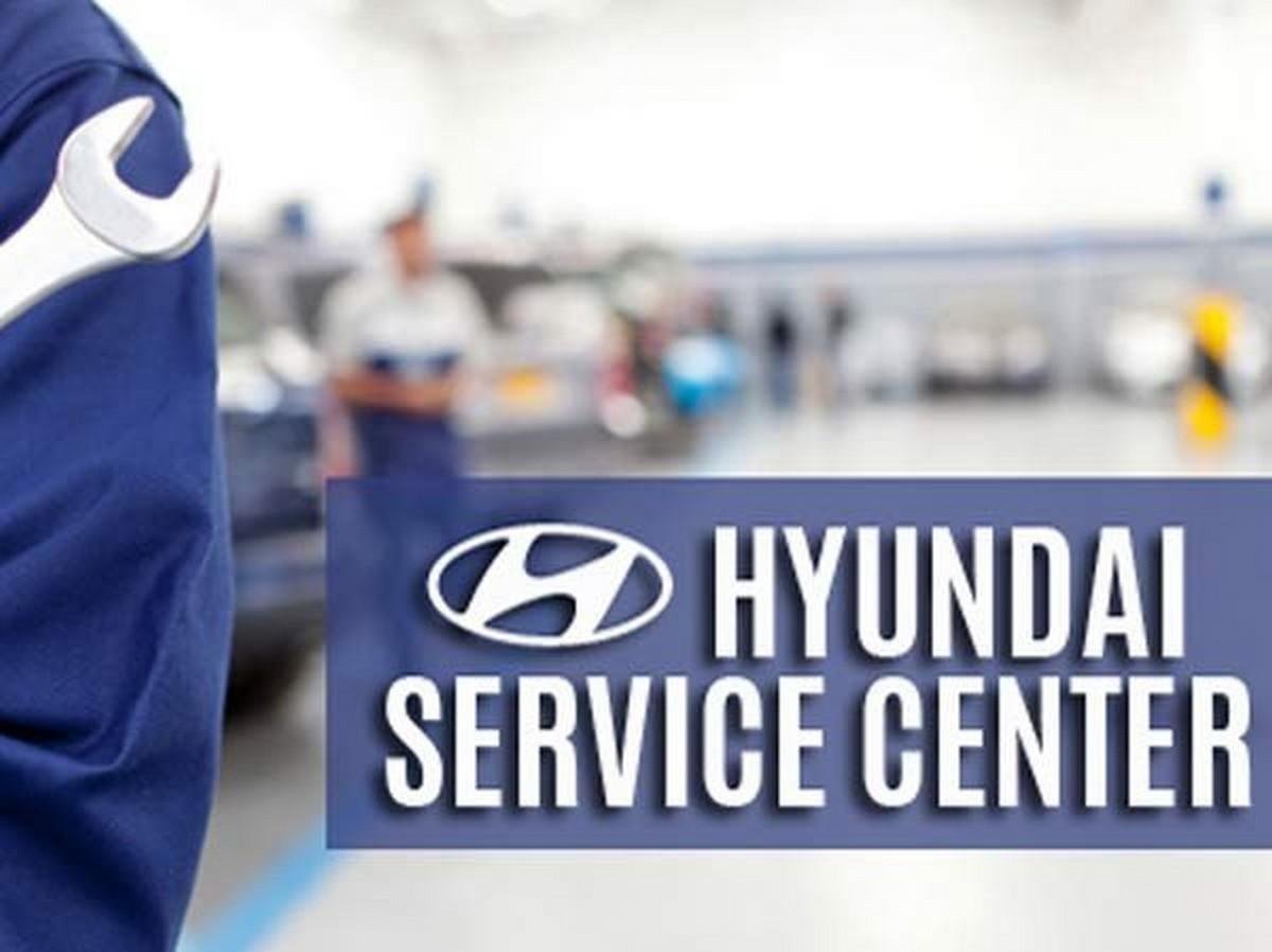 hyundai servive centre image with text
