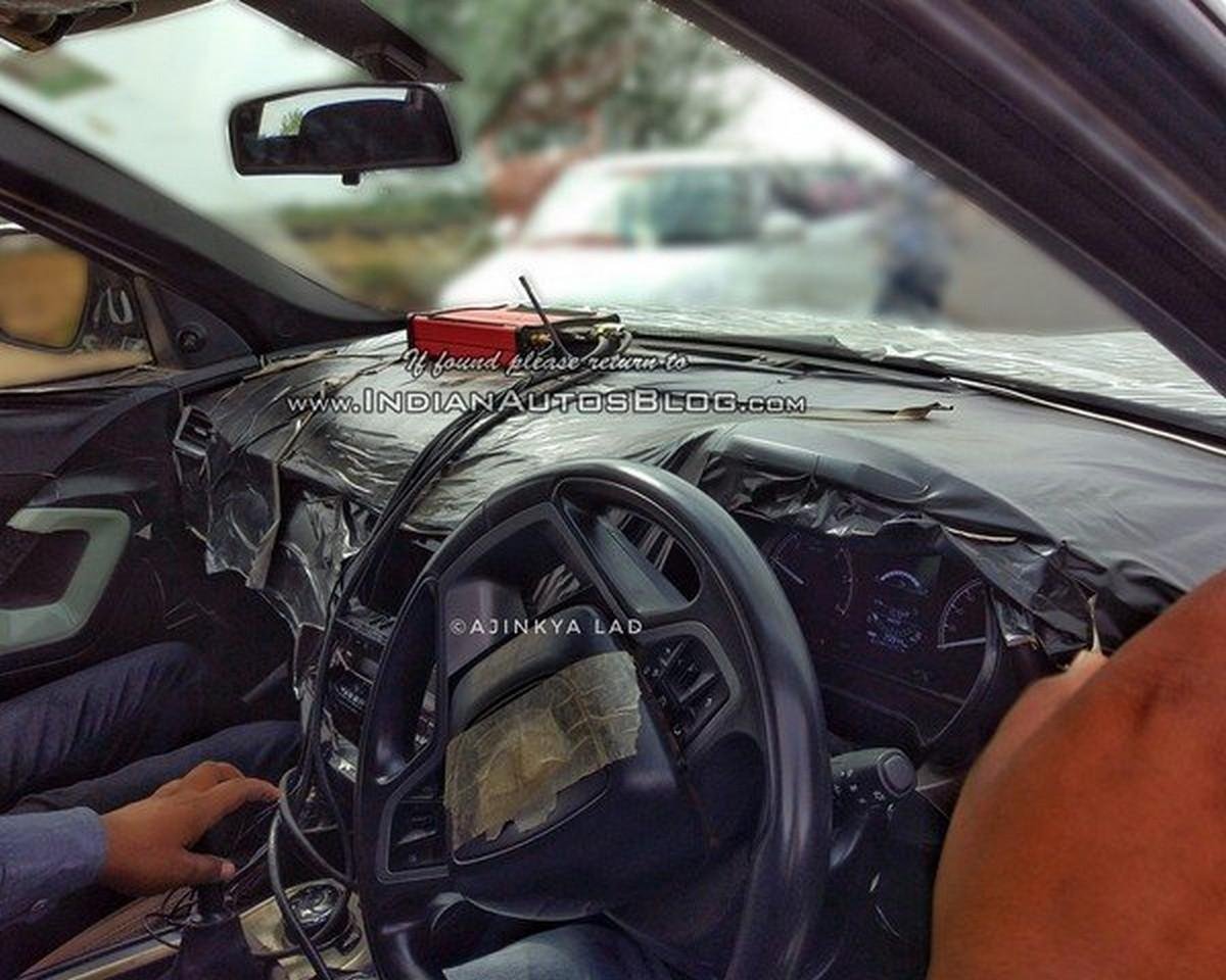 Tata Harriet Interior dashboard steering wheel spy pics