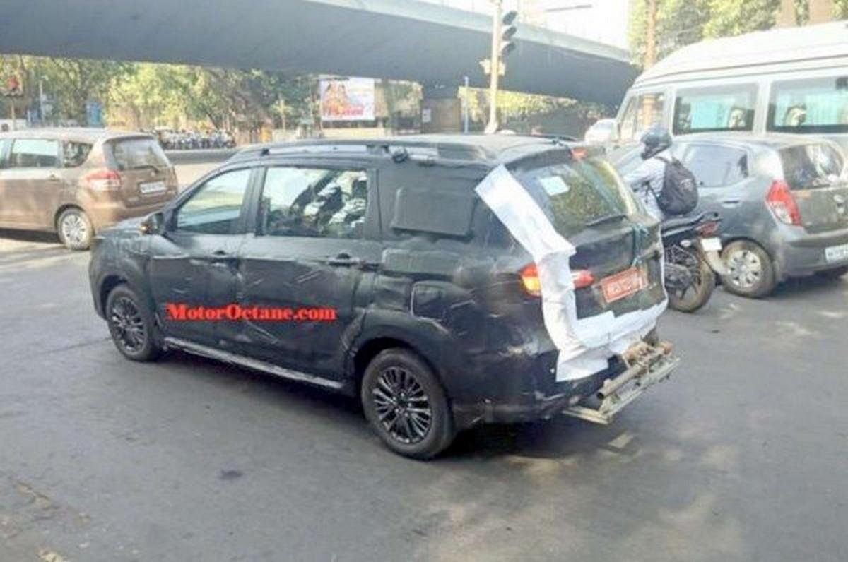 2019 maruti ertiga sport spy image rear