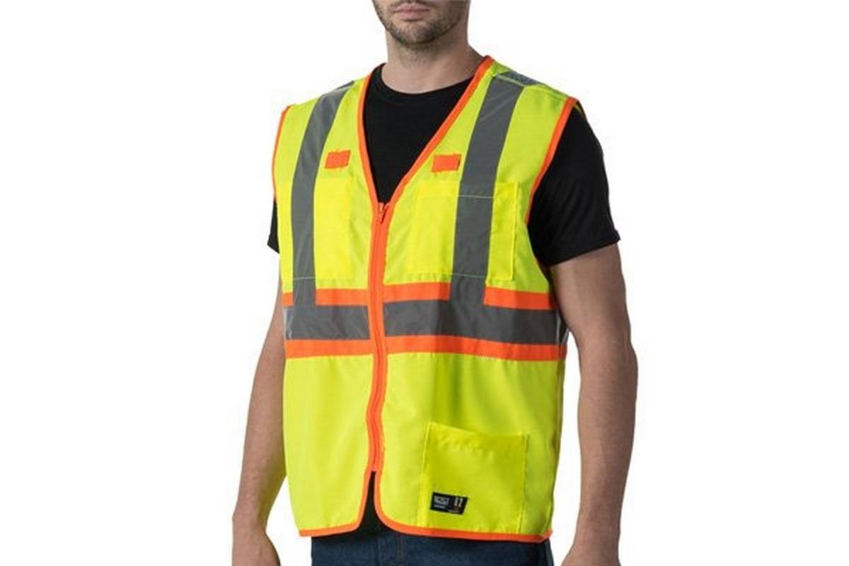a man with hi-vis safety vest