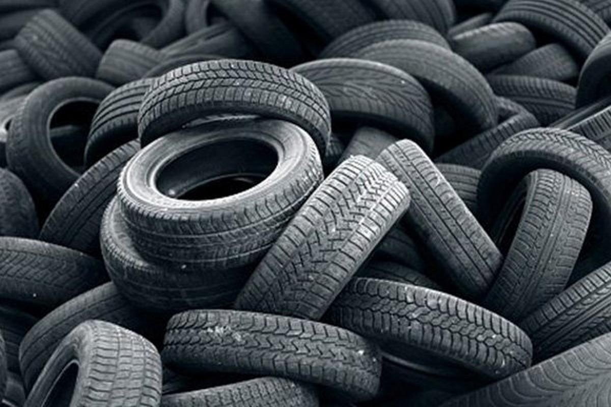 many old car tires