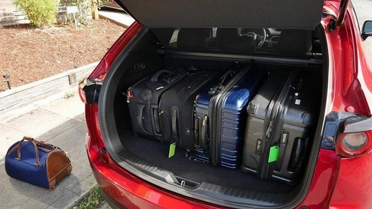 luggage in car