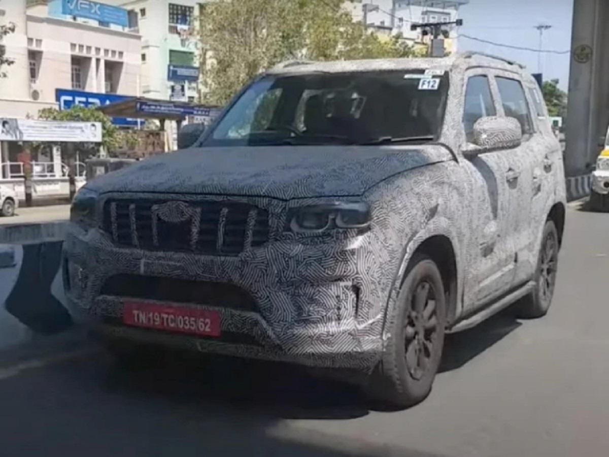 New Spy Shots Give The Clearest Look At The Next-Generation Mahindra Scorpio