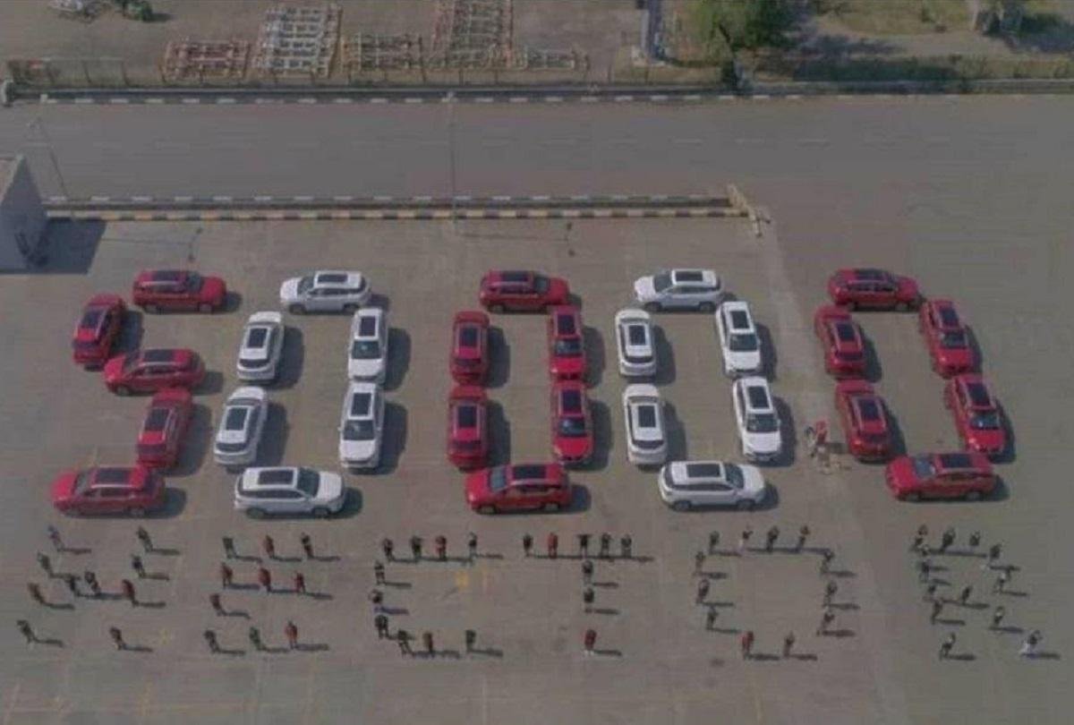 MG Motor India Celebrates 50,000 Units Production Milestone for Hector