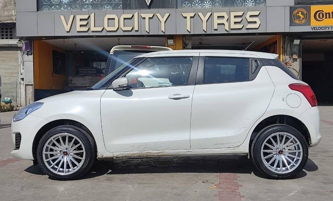 This Facelifted Maruti Swift Gets New 17-Inch Alloys