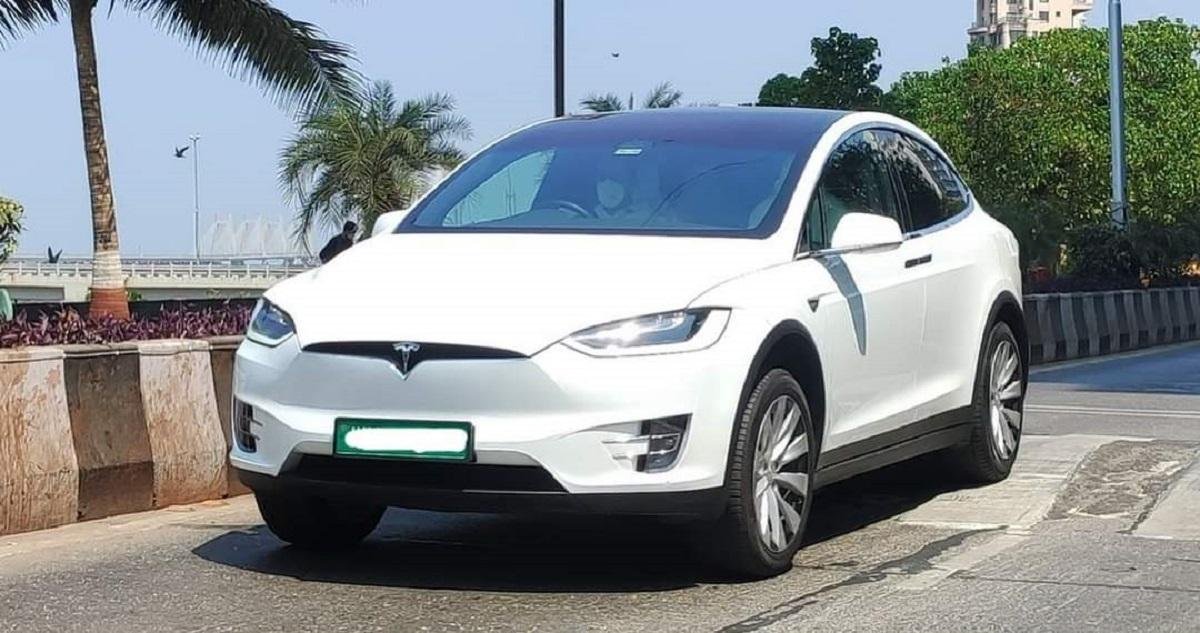Ambani's Tesla Model X Spotted on Roads