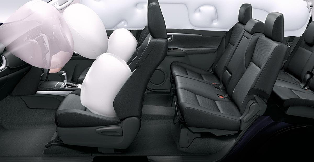 2021 Toyota Fortuner cabin airbags
