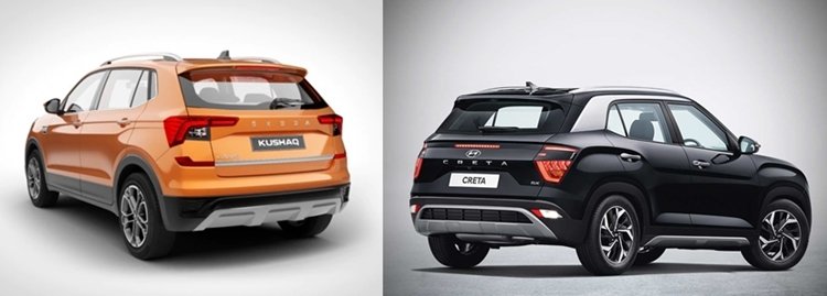 Here's A Detailed Comparison Of the New Skoda Kushaq Vs The Hyundai Creta