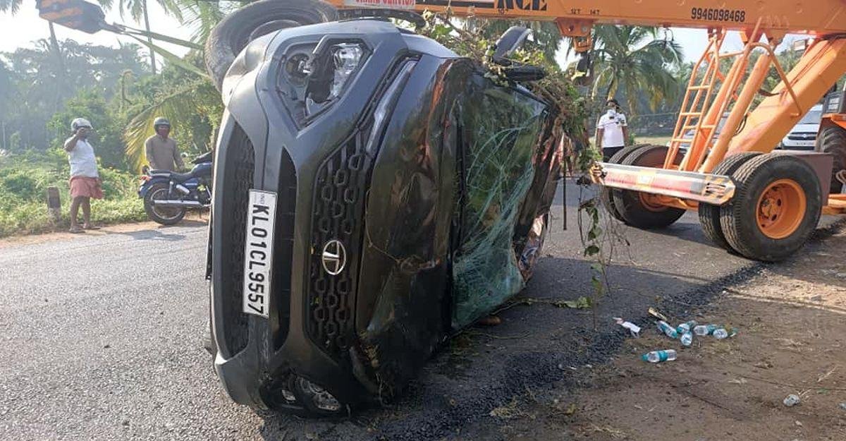 Tata Harrier Saves Occupants In Massive Crash, Owner Thanks Sturdy Build Quality