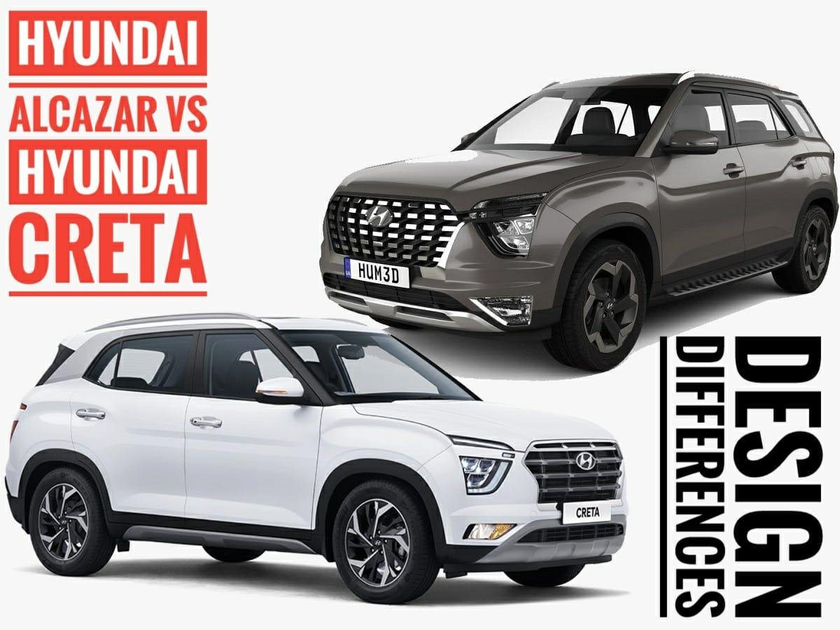 Top 5 Differences Between Hyundai Creta & Upcoming Alcazar