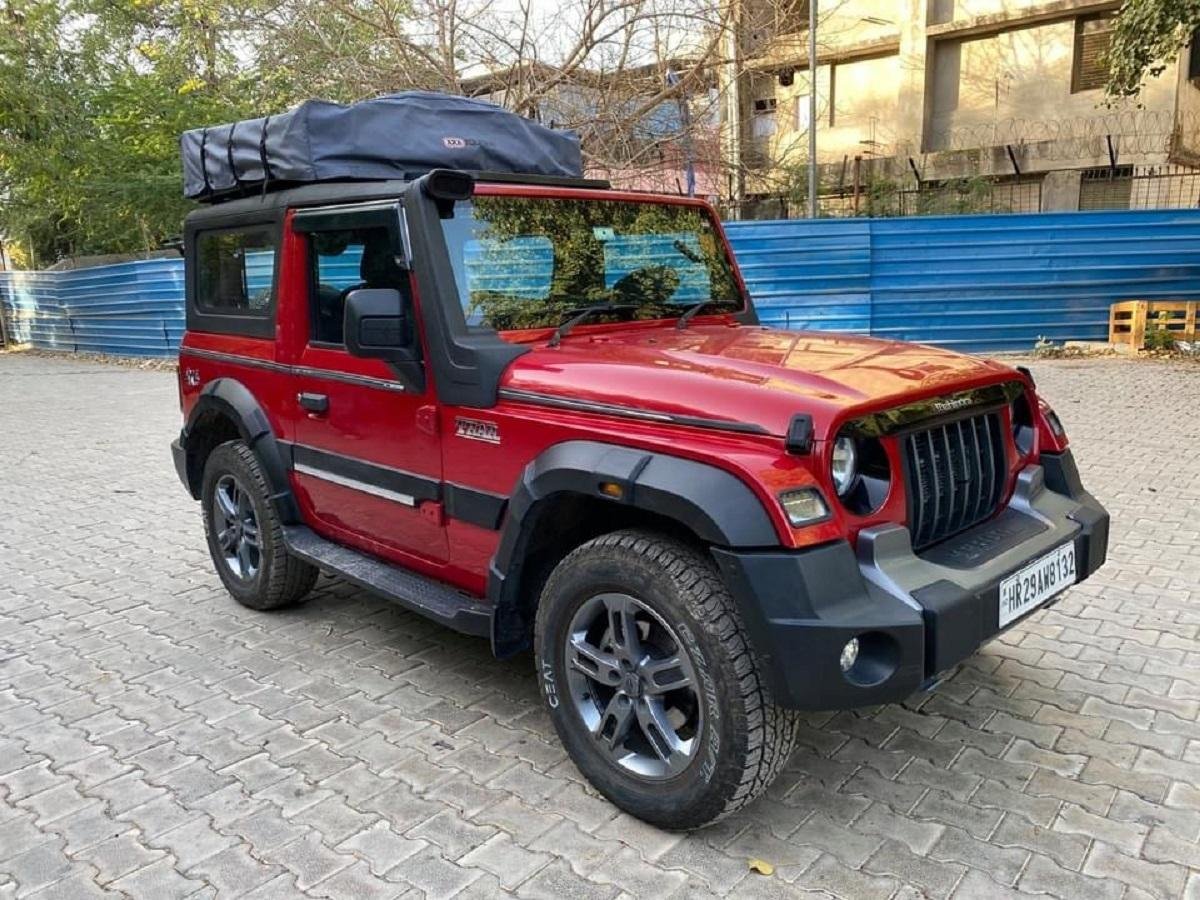 New Mahindra Thar Gets Overland-ready with Custom Hardtop & Rooftop Tent