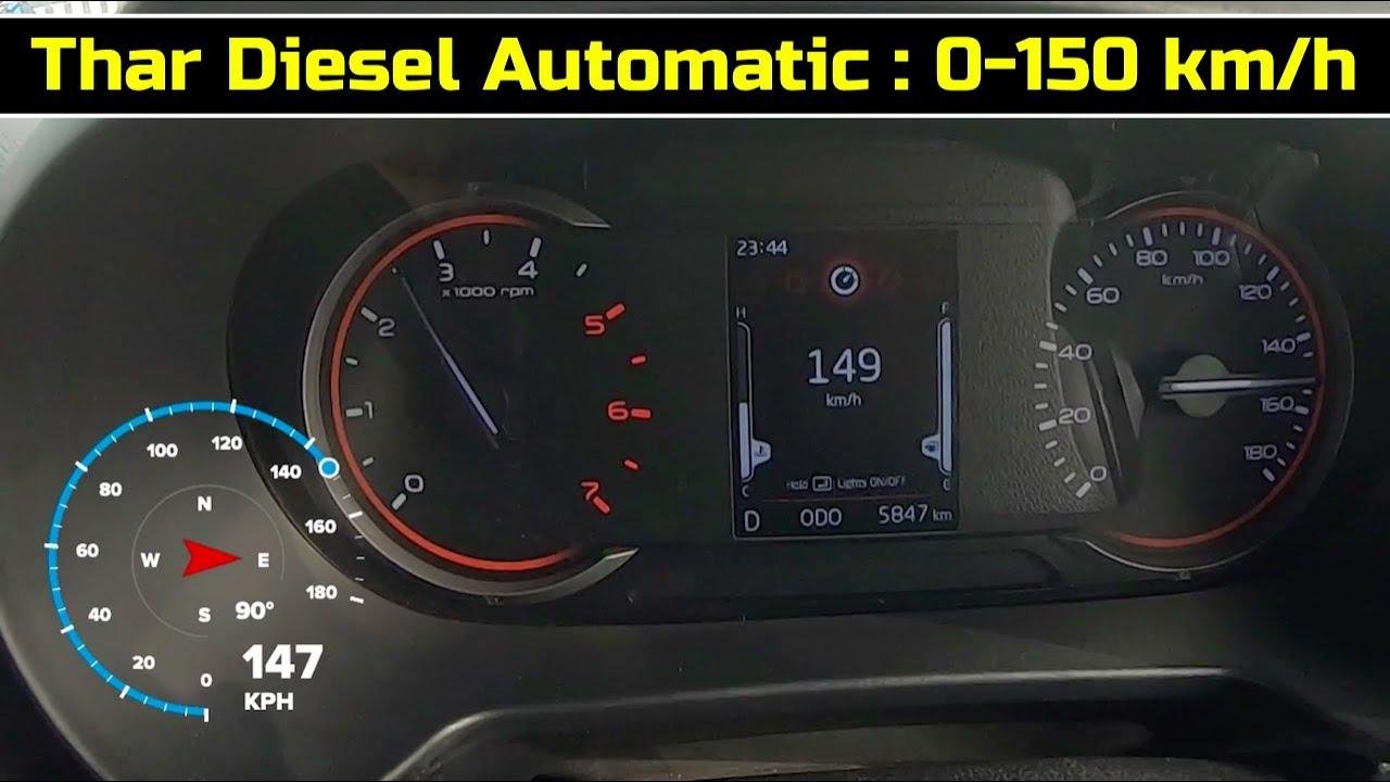 Can The Mahindra Thar Diesel Auto Crack 150 Kmph? - VIDEO