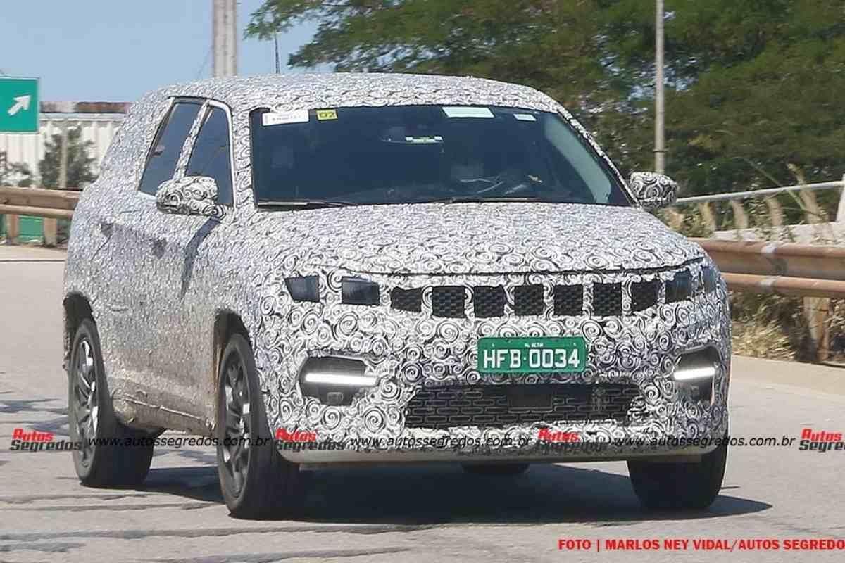 Upcoming 7-Seat Jeep Commander Test Mule Spied In Brazil