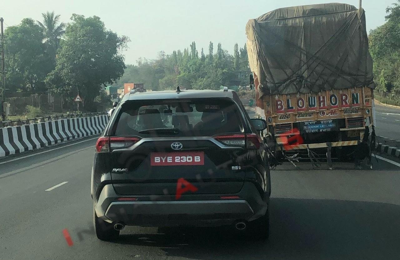 Toyota RAV4 Spied In India Again, This Time Sans Camouflage