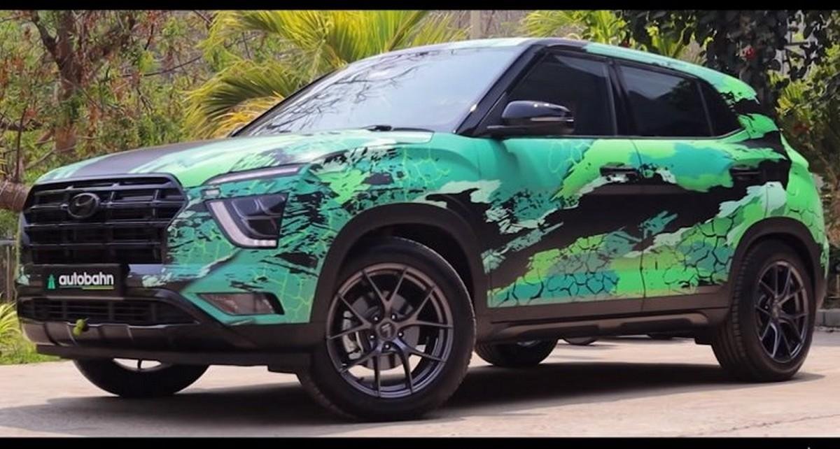 Hyundai Creta Inspired from Avengers Superhero Hulk