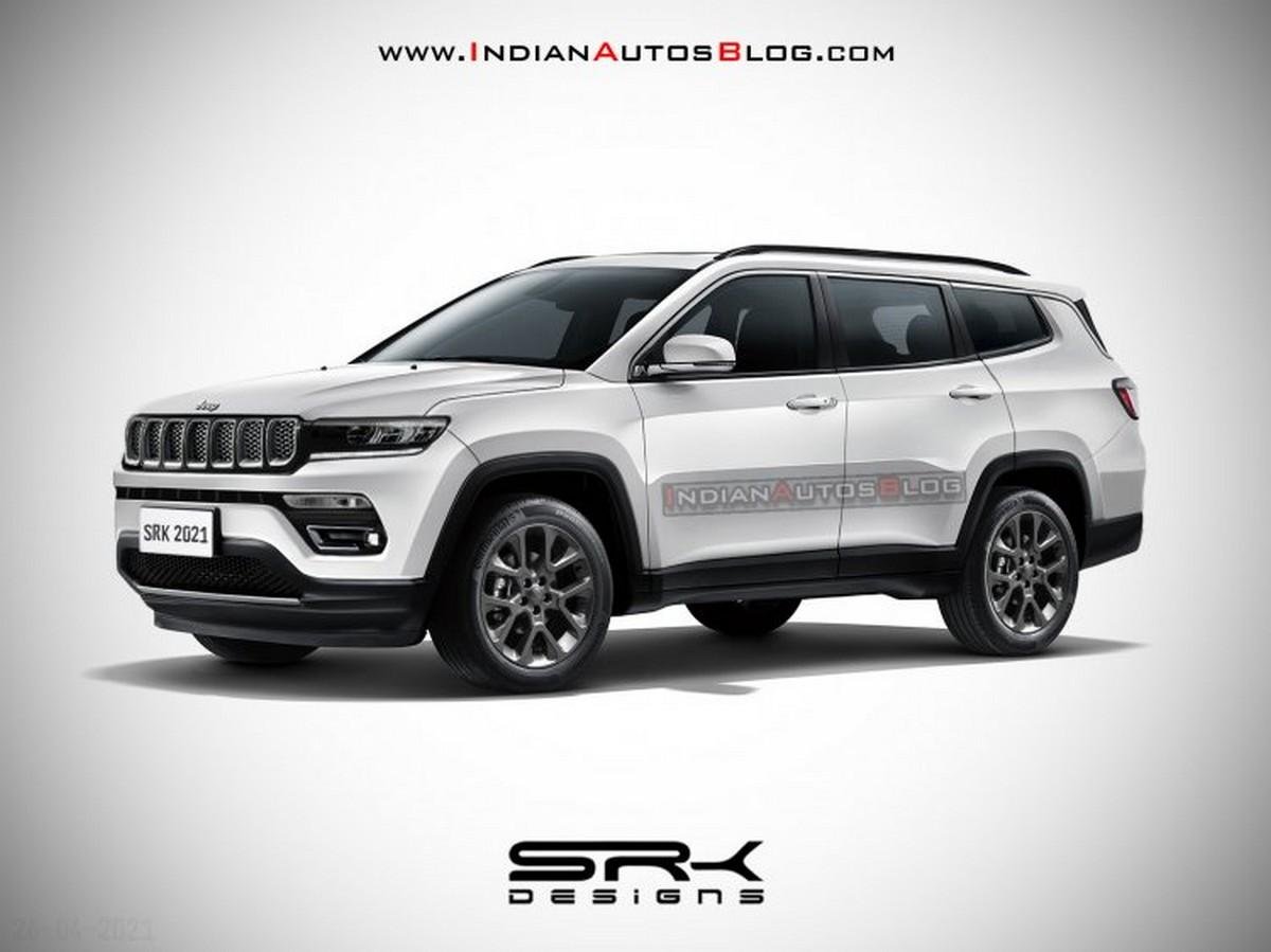 Front-side-fascia-of-Jeep-Compass-7-seater-rendering