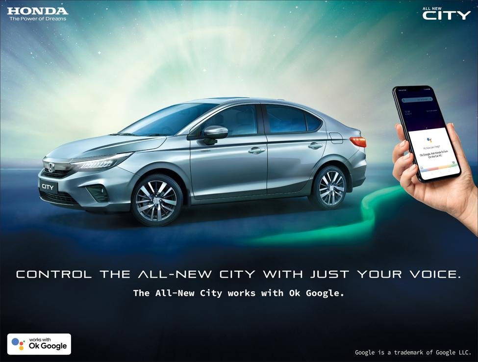 Honda Cars India Adds Google Assistant in 5th-Gen Honda City