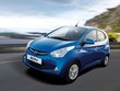 Hyundai Eon 2018 exterior front view blue colour