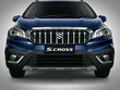 2018 maruti s-cross blue front view