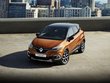 Renault Captur 2017 exterior front and top view dual tone black and orange colour