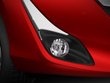 Toyota Yaris red colour front fog light