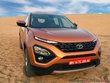 2019 Tata Harrier orange front angle