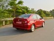 2018 Honda Amaze rear angle in action