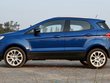 2017 Ford EcoSport petrol AT blue side profile